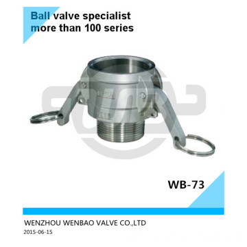 Male Threaded Stainless Steel CF8m Quick Coupling